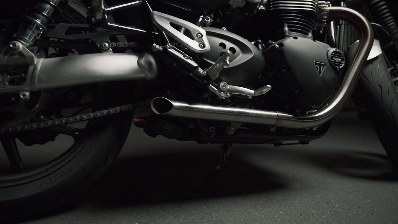 British Customs Turn Out Exhaust Tips Before and After // Triumph Speed Twin [4k]