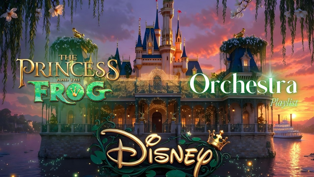 Disney Tiana’s Symphony 🎷 Soothing Disney BGM to Reach Your Goals | New Orleans Sanctuary