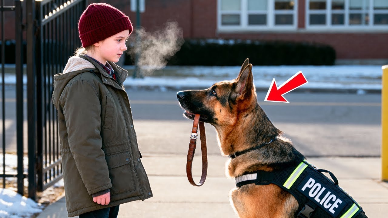 The Police Dog Wouldn’t Move | Until a Little Girl Took His Leash and Everything Changed | Sad Story