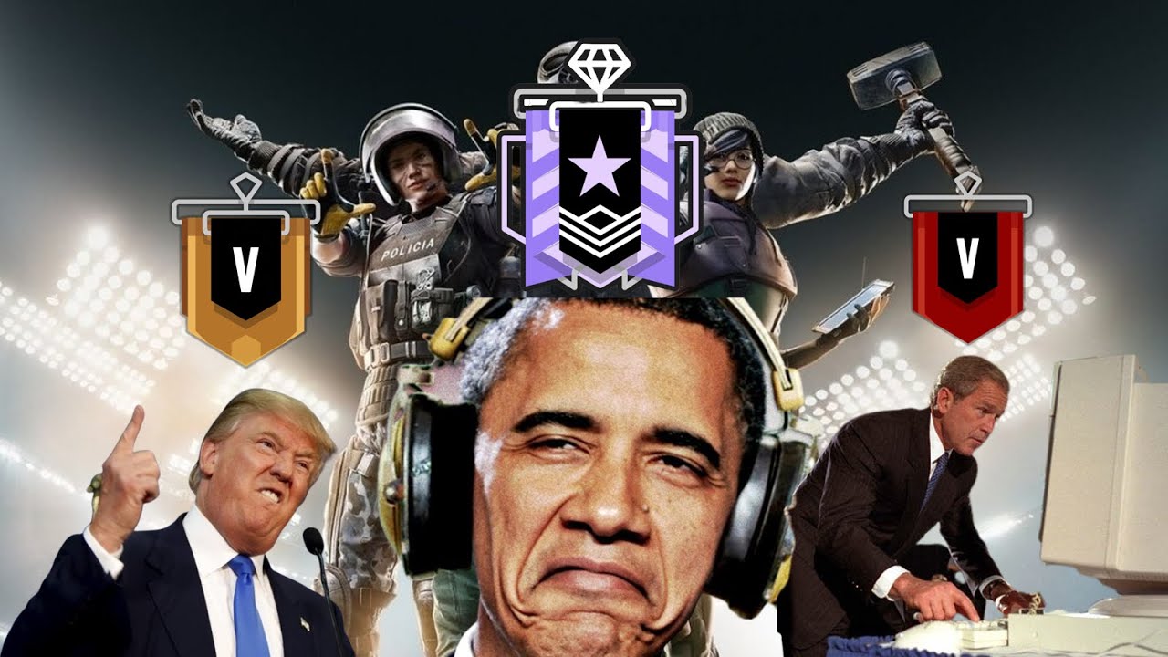 Obama carries Trump and Bush in Rainbow Six Siege | Part 2