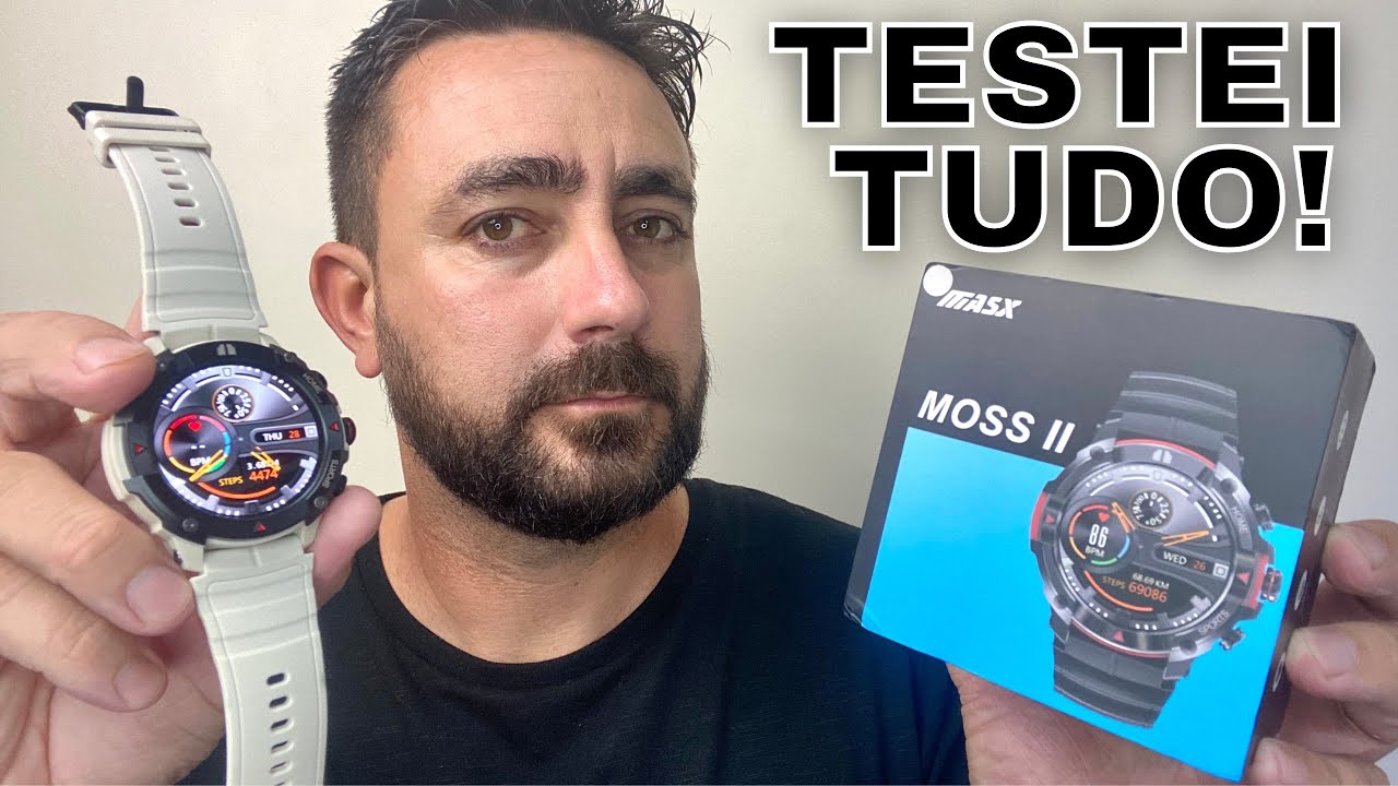 TESTEI AS FUNÇÕES DO SMARTWATCH MASX MOSS II POR 15 DIAS E APESAR DO CHIQUE CHIQUE ELE SURPREENDEU!