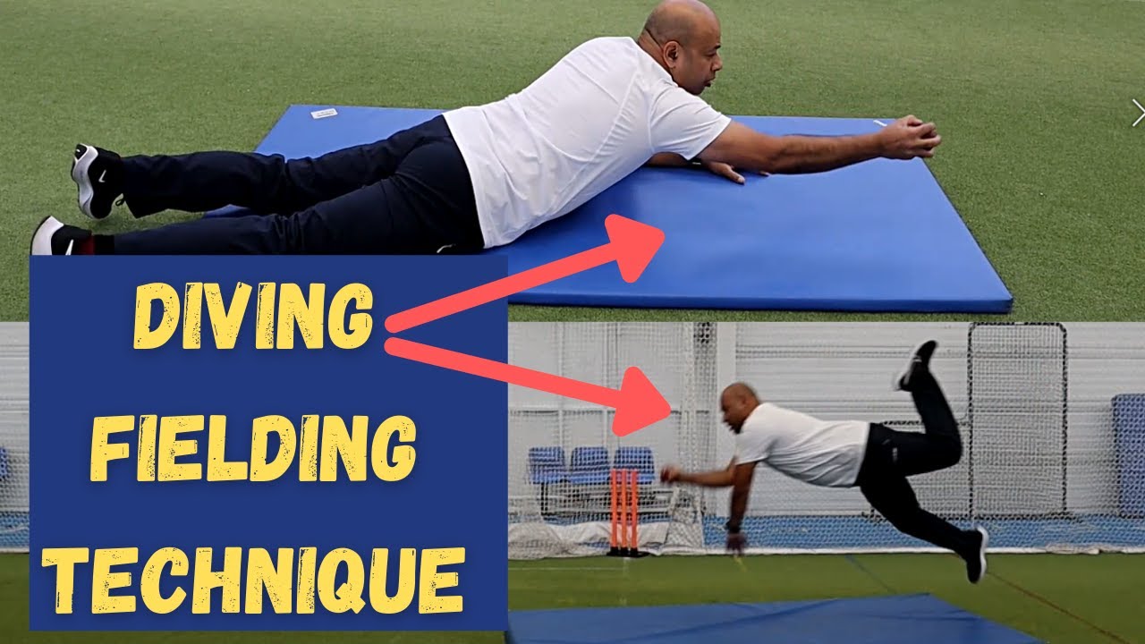 Cricket Fielding Drills: How To Dive In Cricket; Field The Ball With Perfect Technique. Cookie Patel