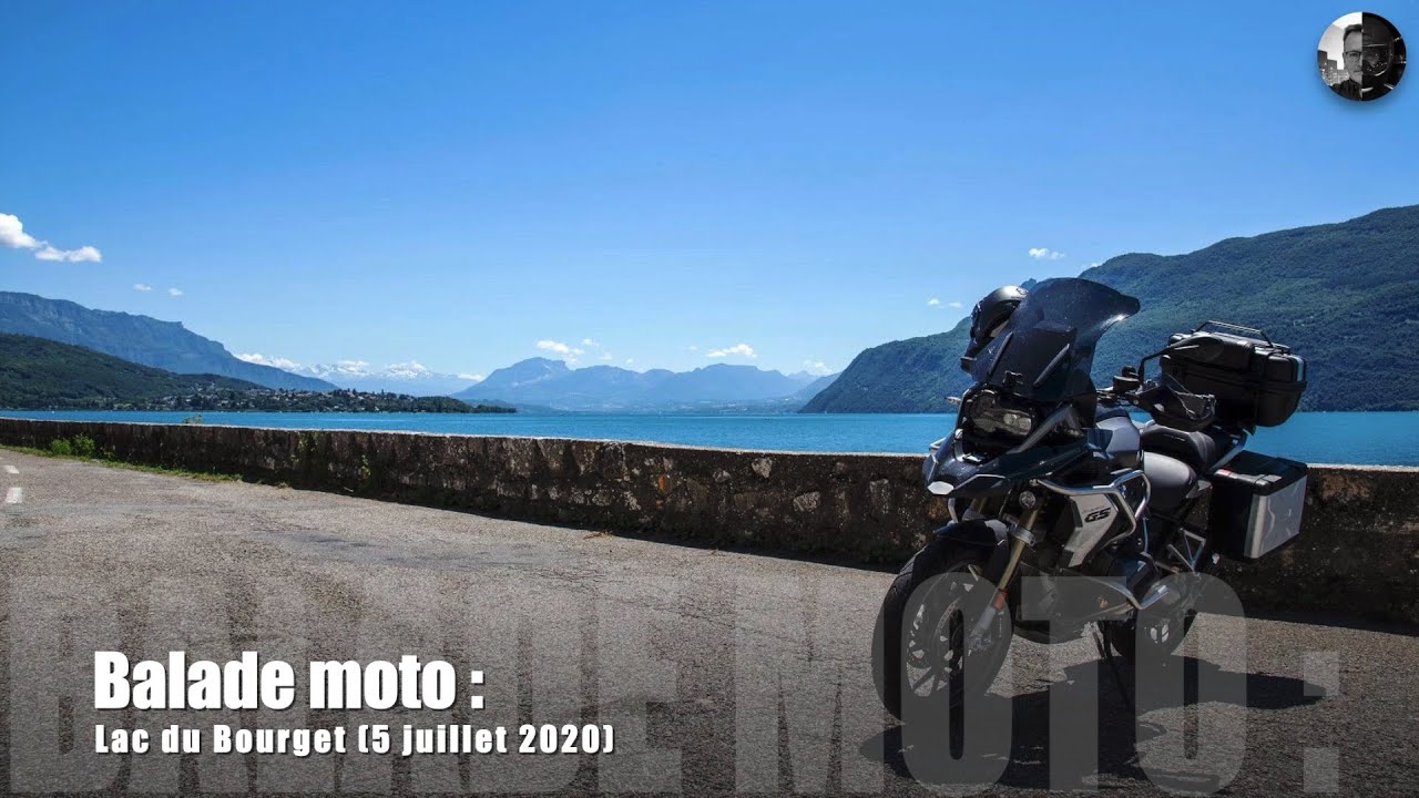 Balade moto : lac du Bourget (5 juillet 2020)