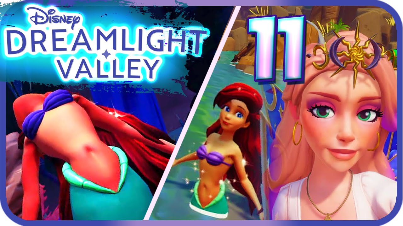 Disney Dreamlight Valley Walkthrough Part 11 Ariel Little Mermaid (PS5) No Commentary