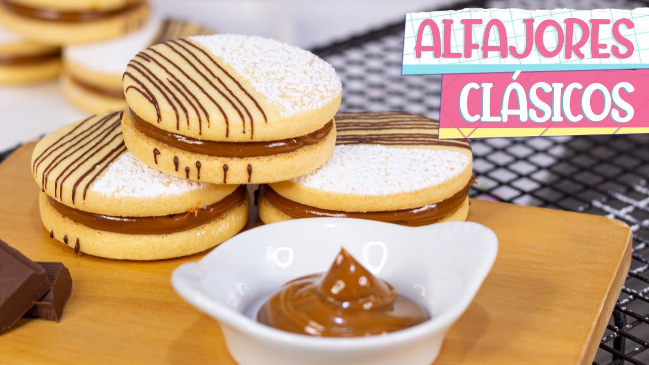 Alfajores cl&aacute;sicos de maicena | Aroly Carrasco