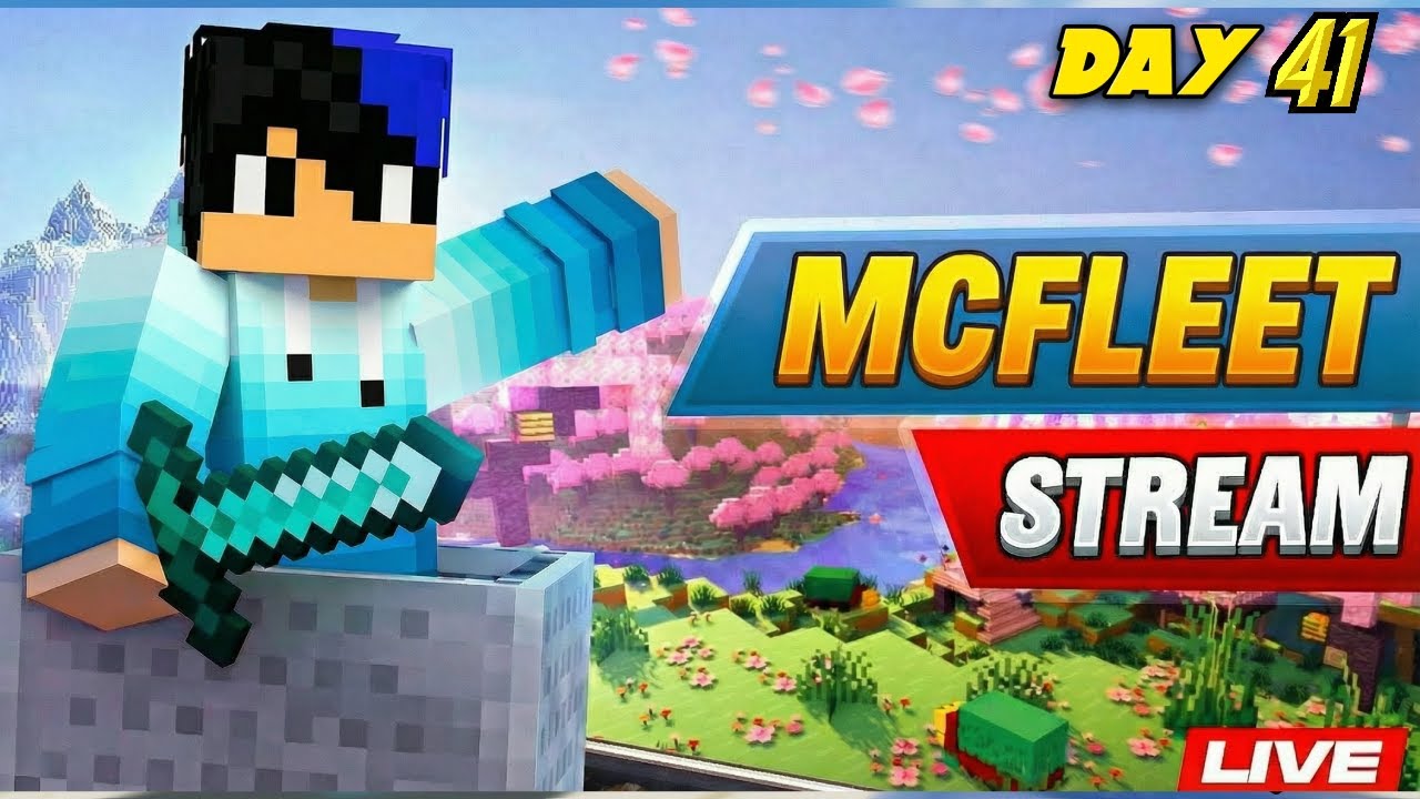 McFleet NEW SEASON 2 DAY 41🔥| Minecraft LIVE with Friends – Epic Survival Adventure Begins! #mcfleet