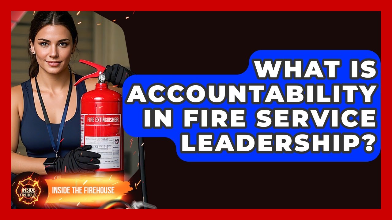 What Is Accountability In Fire Service Leadership? - Inside the Firehouse