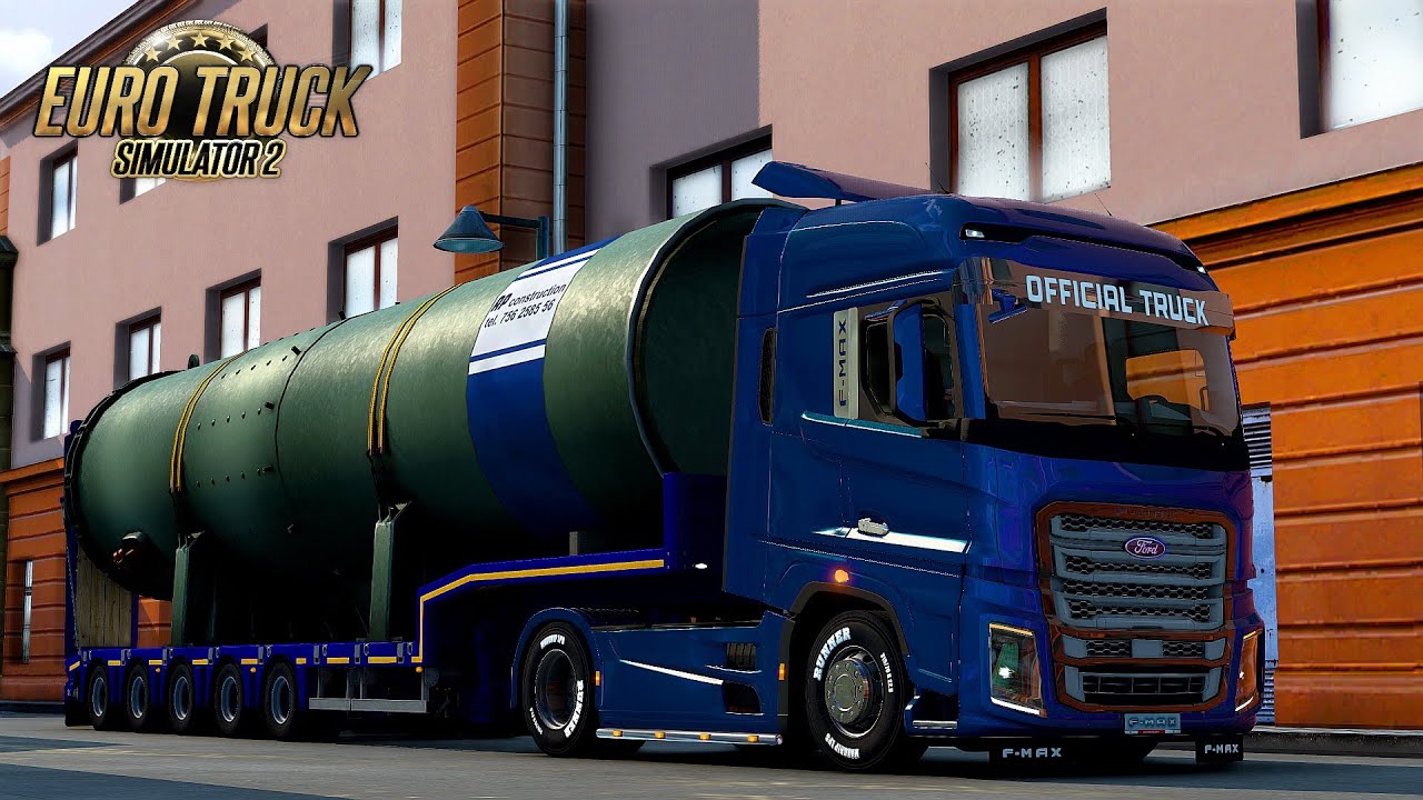 Ford Trucks F-MAX - Euro Truck Simulator 2 | POV Drive | Racing wheel gameplay