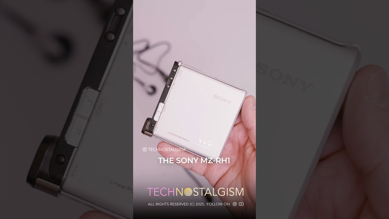 The best and last #Sony #MiniDisc #Walkman the #mzrh1 is the crowning achievement of the format.