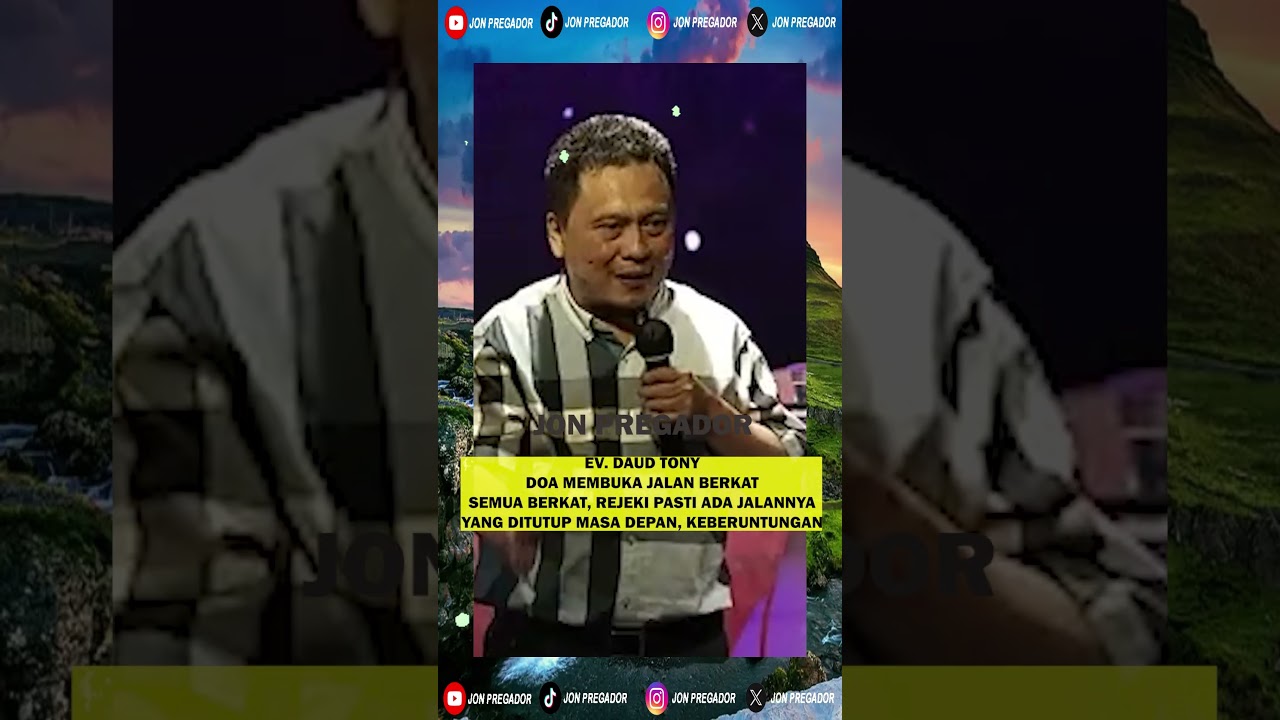 18 RAHASIA : DOA MEMBUKA JALAN BERKAT   SEMUA BERKAT, REJEKI PASTI ADA JALANNYA    #daudtony