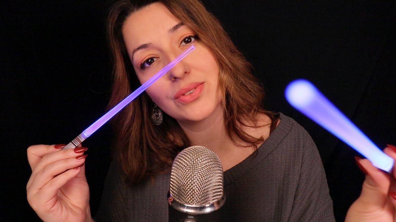 ASMR ✨ Up close whisper ramble & Face triggers (hand movements, lens tapping, face touching)