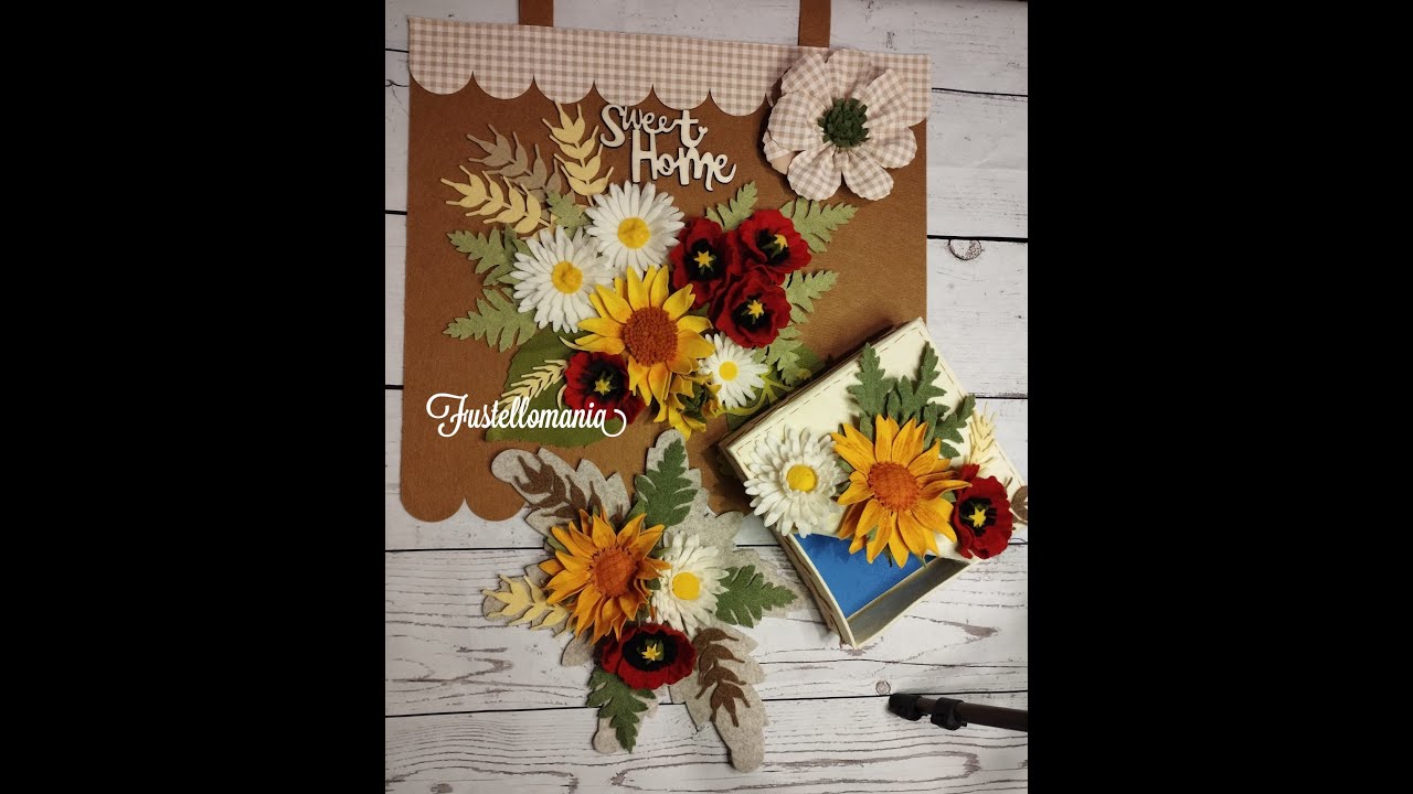 Porta tovaglioli in feltro MG 930 da diretta FB #fustelle #feltro #pannolenci