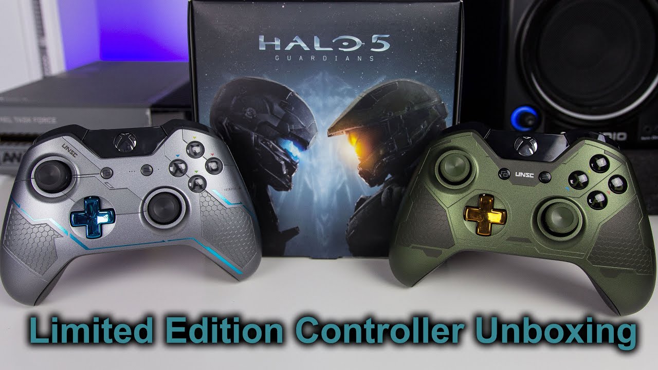 Halo 5: Guardians Limited Edition Controllers Unboxing