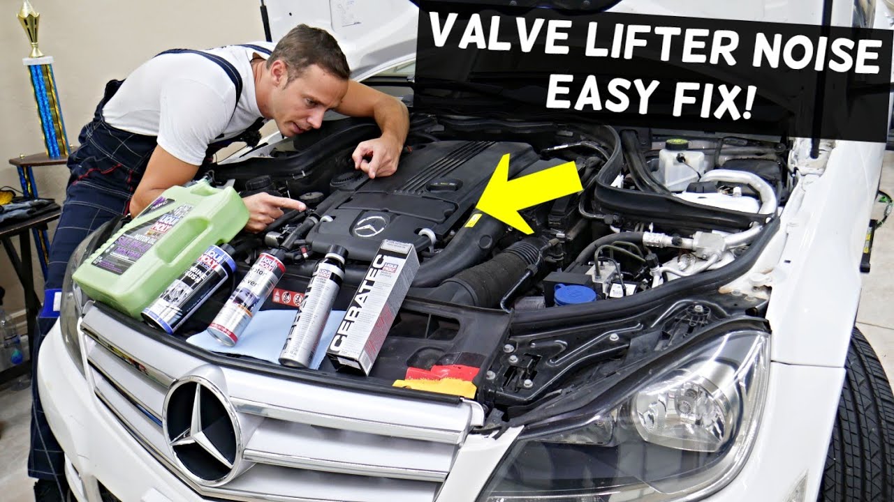 MERCEDES VALVE LIFTER NOISE FIX W203 W204 W205 W211 W212 W213 GLC GLA CLA GLE