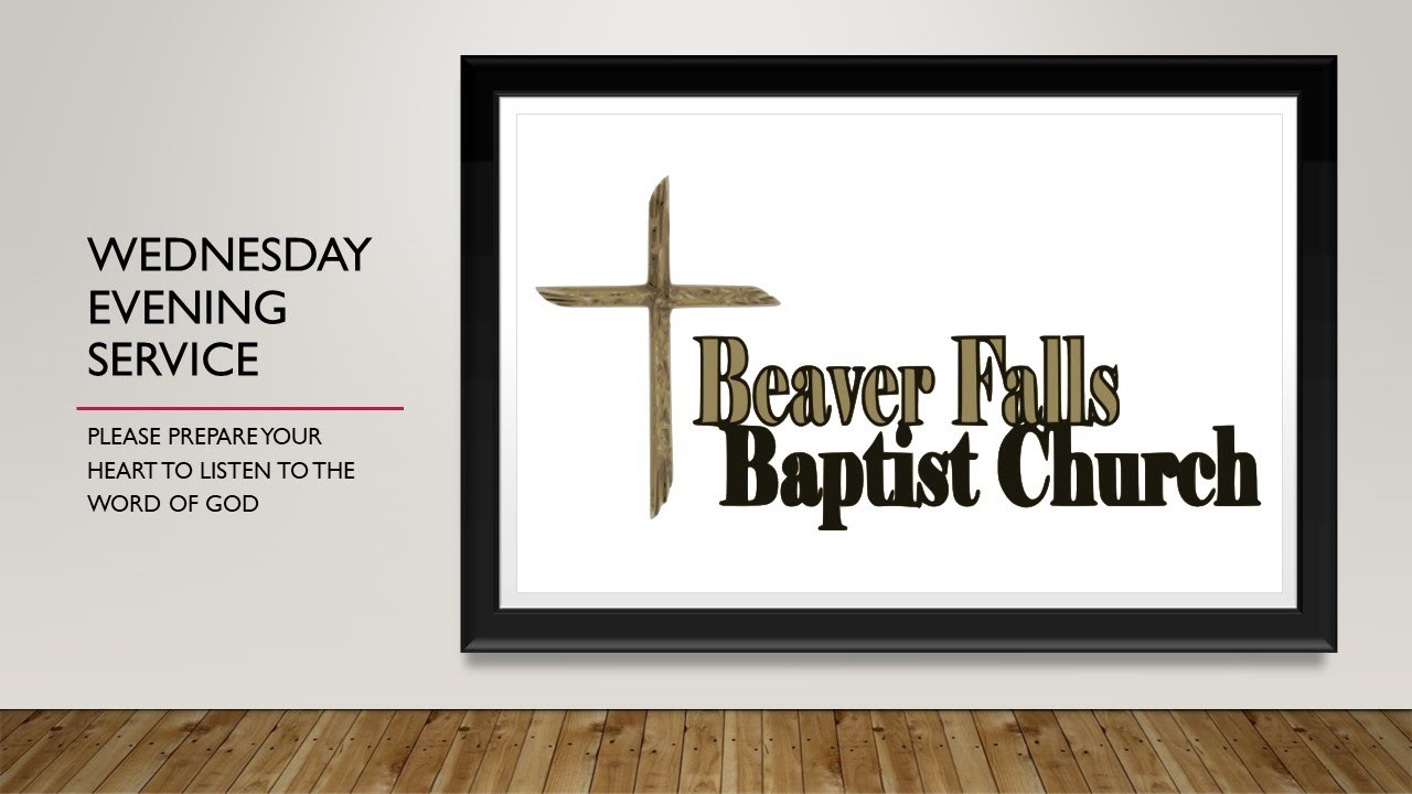 Wednesday Evening Service - Pastor Derek Seeley - January 21, 2026