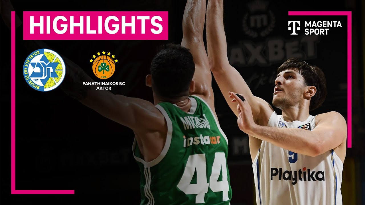 Maccabi Playtika Tel Aviv vs. Panathinaikos Athen | Turkish Airlines EuroLeague | MAGENTA SPORT