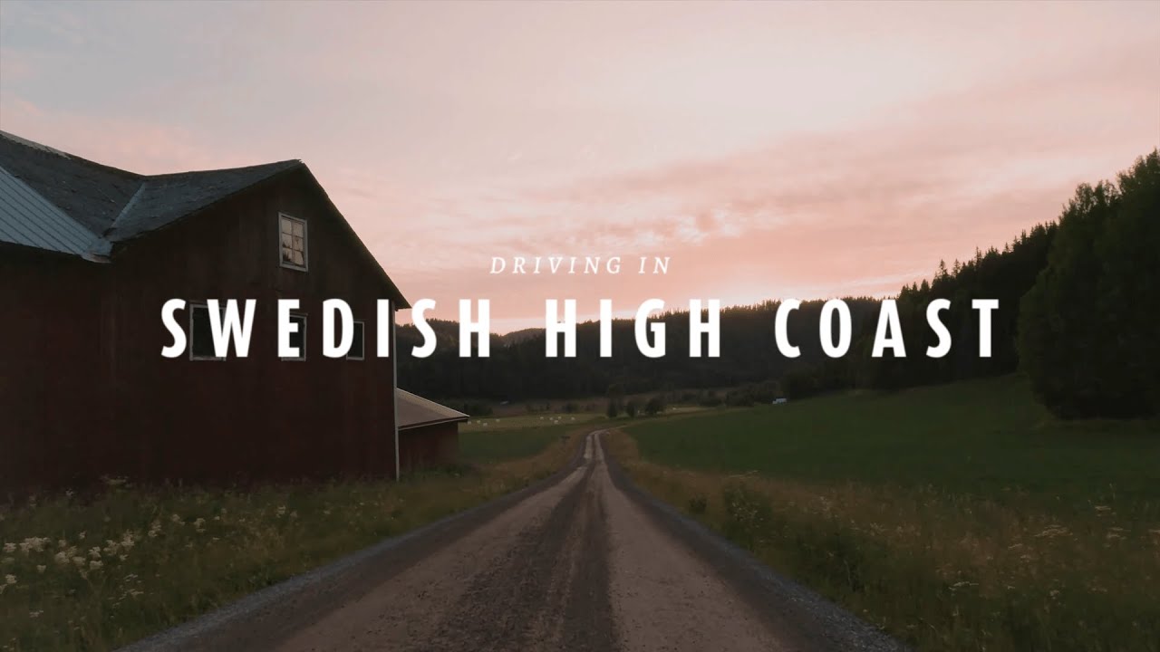 High Coast, Sweden - Driving in Idyllic Unesco World Heritage Site