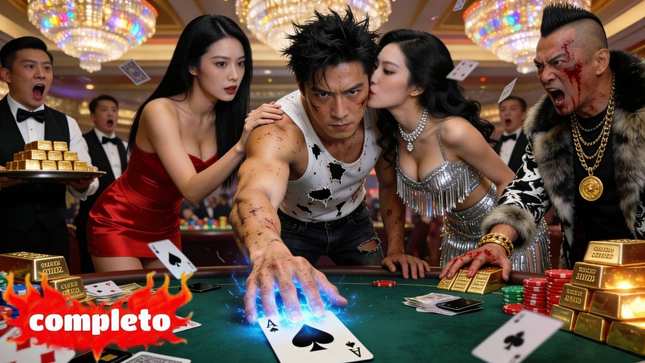 ¡Novato es dios del juego! Hermoso jefe debe billones, él gana en 5s, ella le pide casarse!