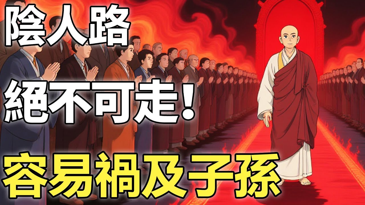 人間這兩條路為何絕不可走？黑白無常嚴厲告誡：走陰人路容易禍及子孫！【輪回|因果|佛學】