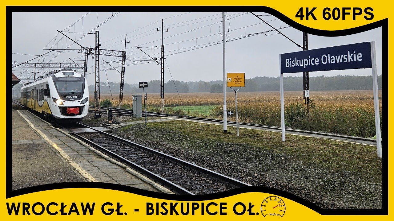 [CABVIEW] Wrocław Główny ➡️ Biskupice Oławskie ➡️ Jelcz-Laskowice / Tam i Powrót // 4K 60fps