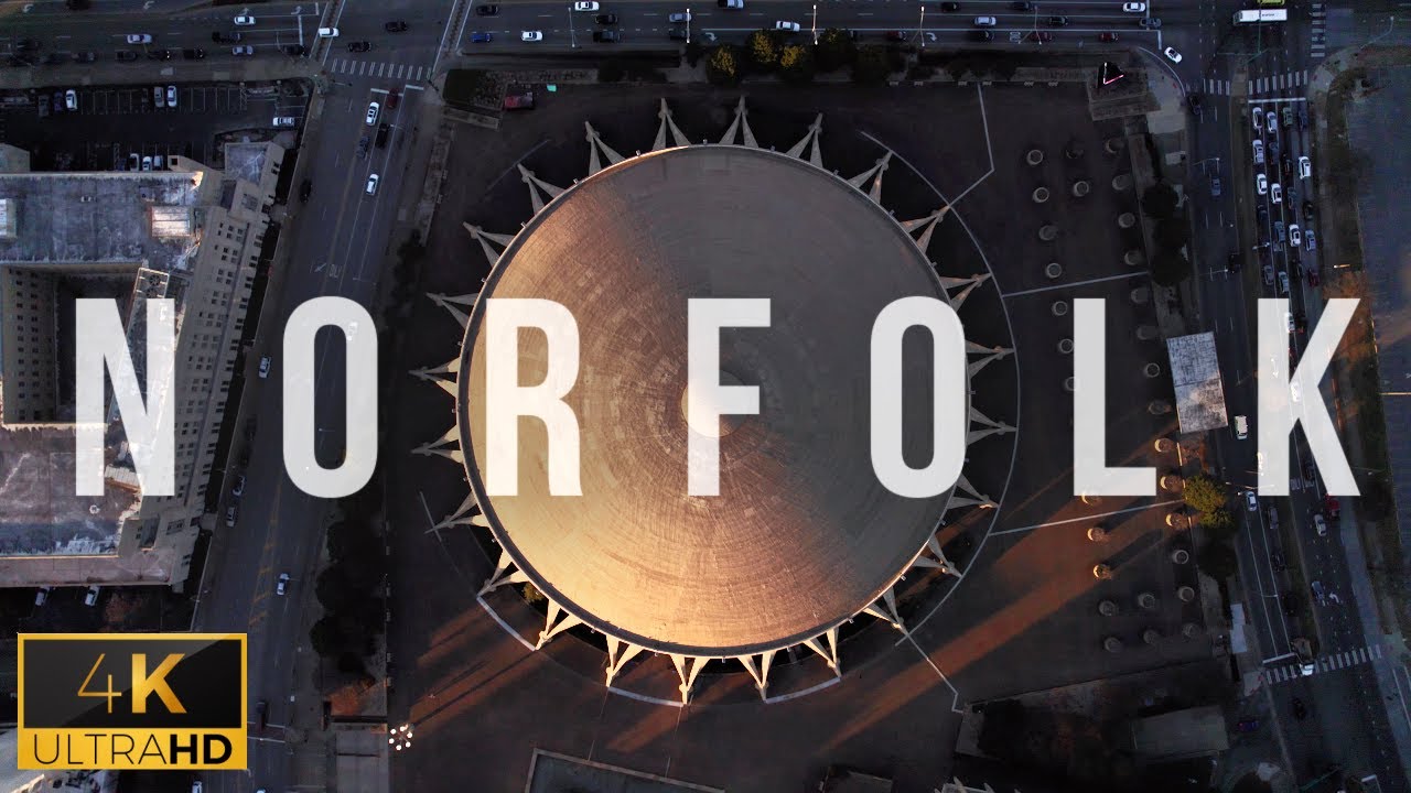 Downtown Norfolk Virginia | 4k Drone Tour