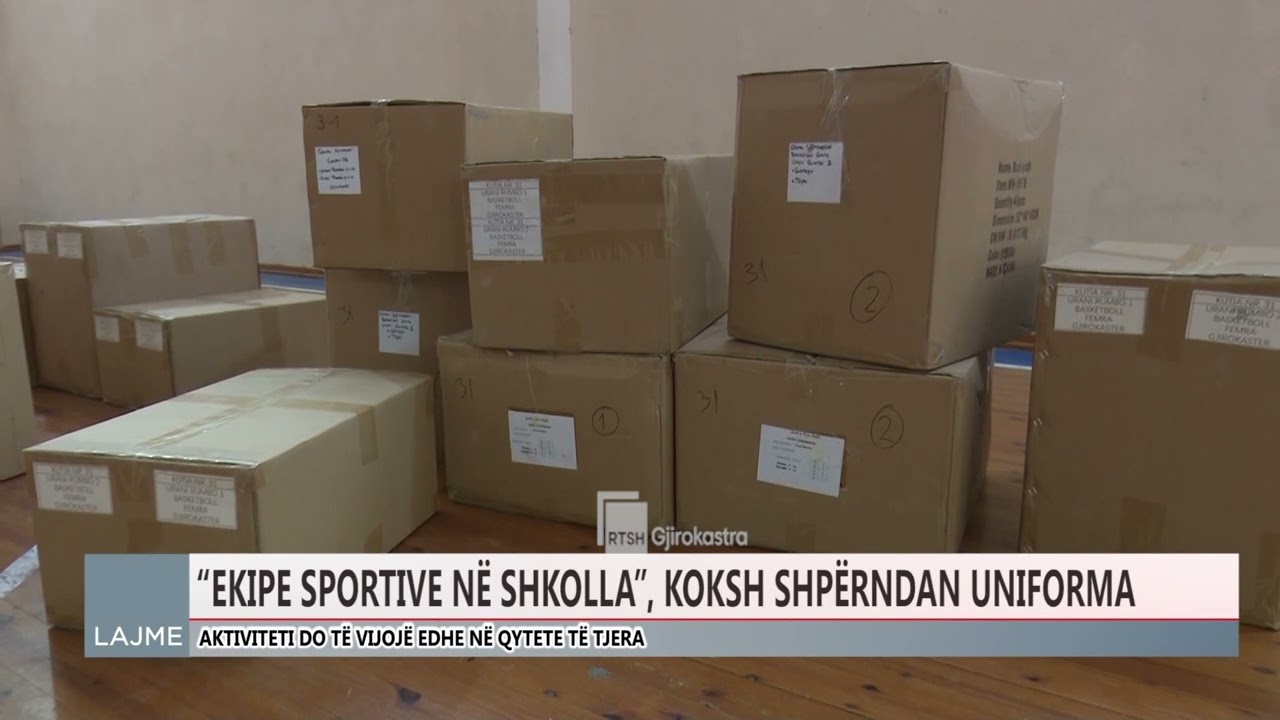 &ldquo;EKIPE SPORTIVE N&Euml; SHKOLLA&rdquo;, KOKSH SHP&Euml;RNDAN UNIFORMA