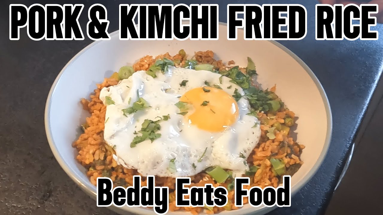 PORK & KIMCHI  FRIED  RICE