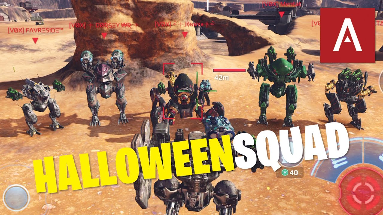 🔴 War Robots - Halloween Squad With Clan V&Oslash;X! WR Live Stream Gameplay
