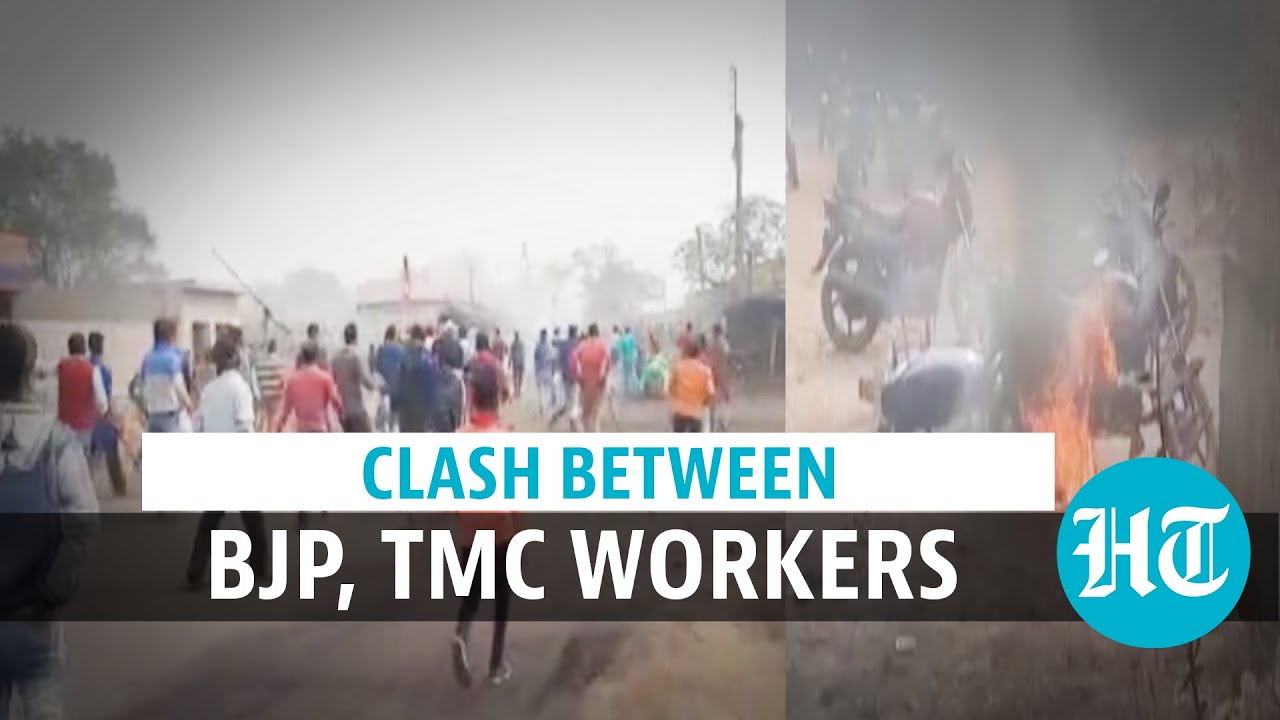 West Bengal: TMC, BJP workers clash in Asansol; vehicles burnt, bombs hurled