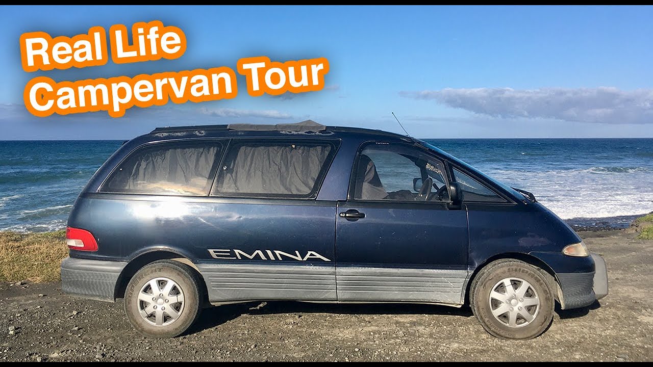 REAL LIFE Campervan Tour After 2 Years of Use (Toyota Estima Emina Minivan)