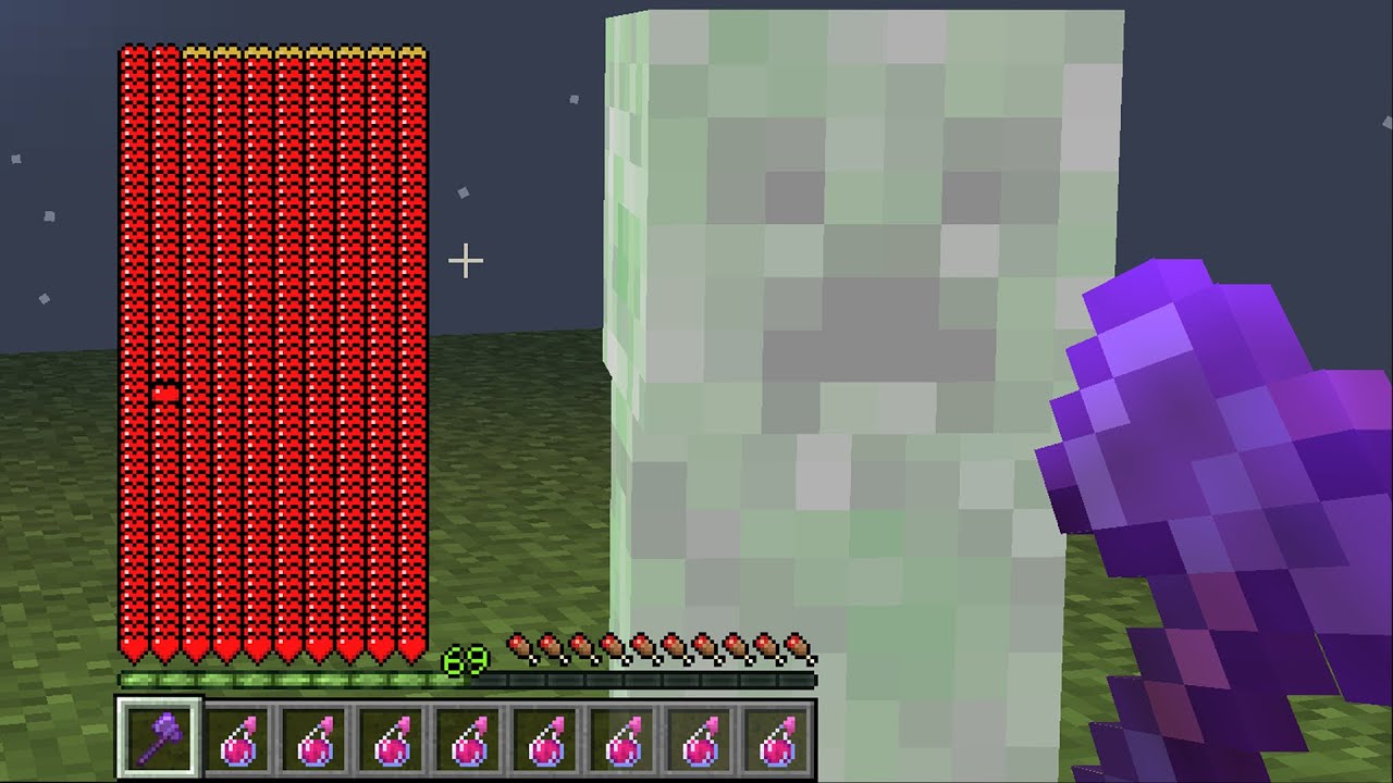 Minecraft, bet MANO GYVYBĖS DVIGUBINASI, kai SPROGSTA CREPERIS!?