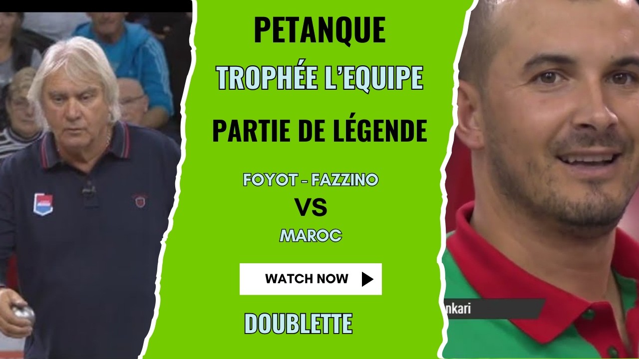 FOYOT & FAZZINO vs MAROC 🇲🇦 | Choc au Trophée L’Équipe !