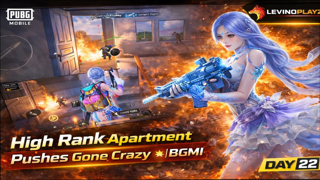 High Rank Apartment Pushes Gone Crazy 💥 | BGMI
