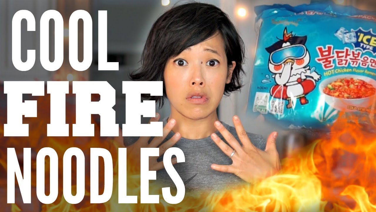 COOL FIRE Noodle Challenge | Samyang ICE Type Ramen