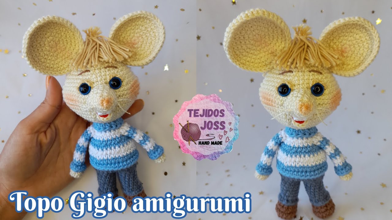Topo Gigio amigurumi tejido a crochet