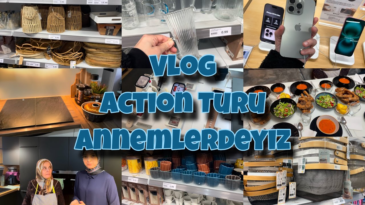 En Sevilen Action Turu | Yeni Ürünler | Annem Neler Hazırlamış? | Kalabalık Aile Yemegi|Günlük Rutin