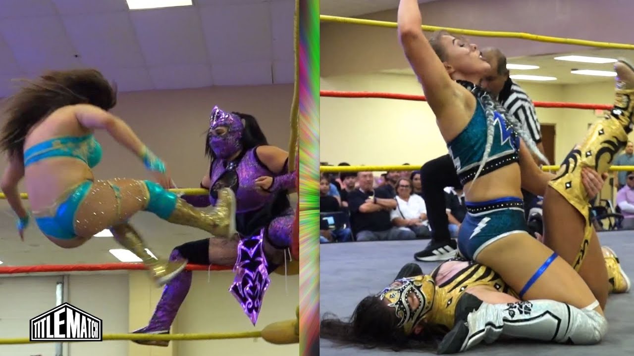 Mystique & Diamond D vs Jessy Jackson vs Reyna Isis - Women's Wrestling