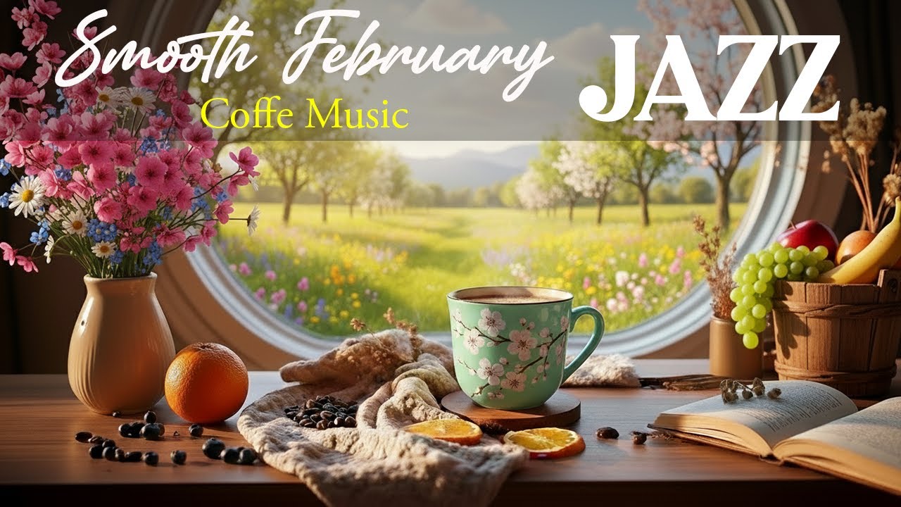 Smooth February Jazz ☕ Relaxing Bossa Nova 🎷 Piano 🎹 and Elegant Coffee Music 🌿 for Great Mood ✨
