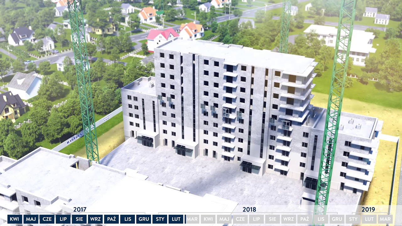 Nowoczesne Pobitno - fotorealistyczna animacja 3D osiedla - HARTBEX