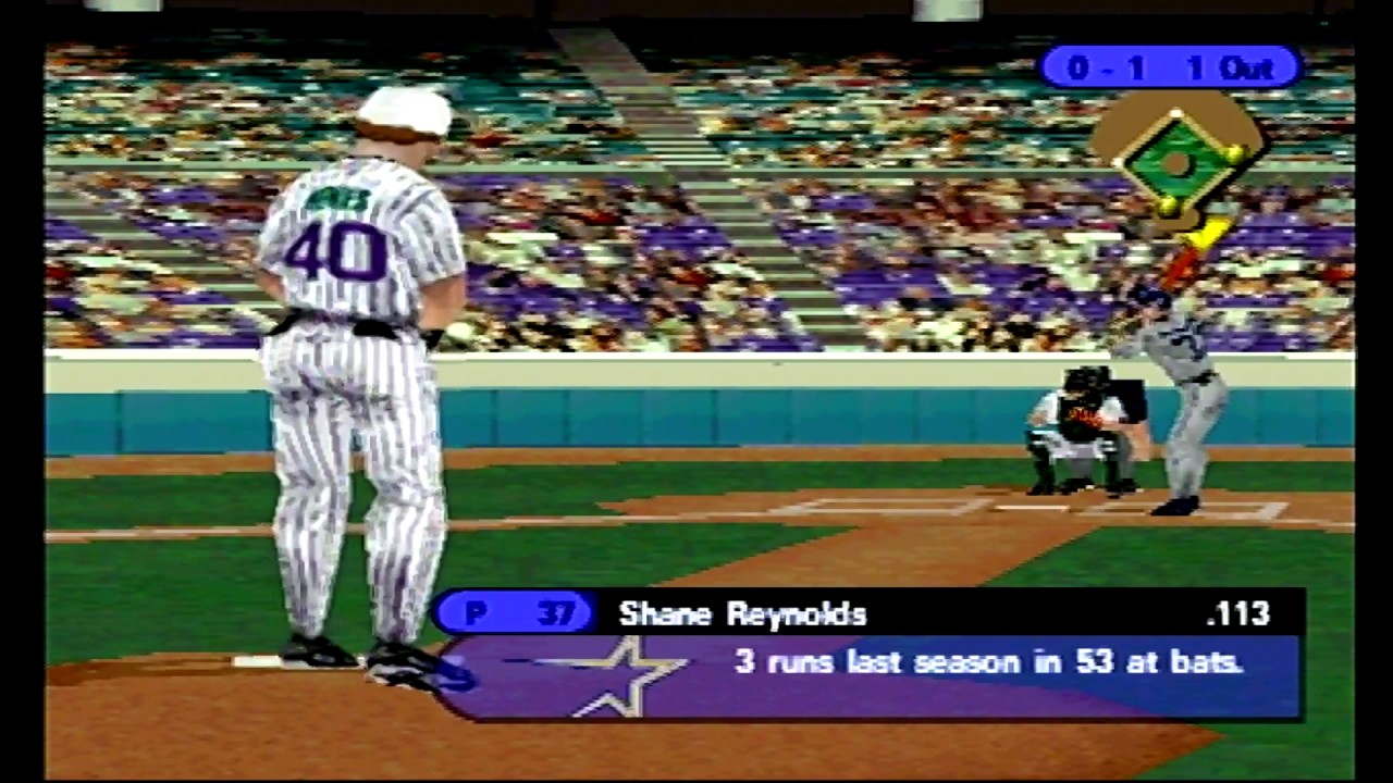 (PS1) Triple Play 99 FULL GAME Astros @ Arizona