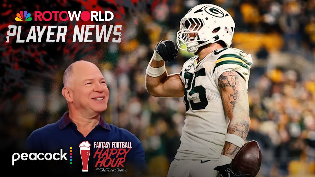 Tucker Kraft is number one TE in fantasy football | Fantasy Football Happy Hour | NFL on NBC
