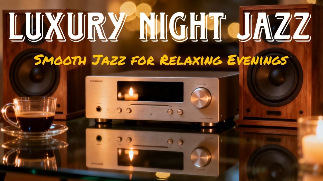 Luxury Night Jazz ☕ Candlelight Audio Setup | Smooth Jazz for Relaxing Evenings