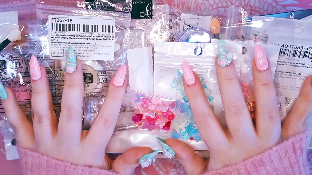 AliExpress Nail Supply Haul ♡ ASMR ~ Soft Spoken