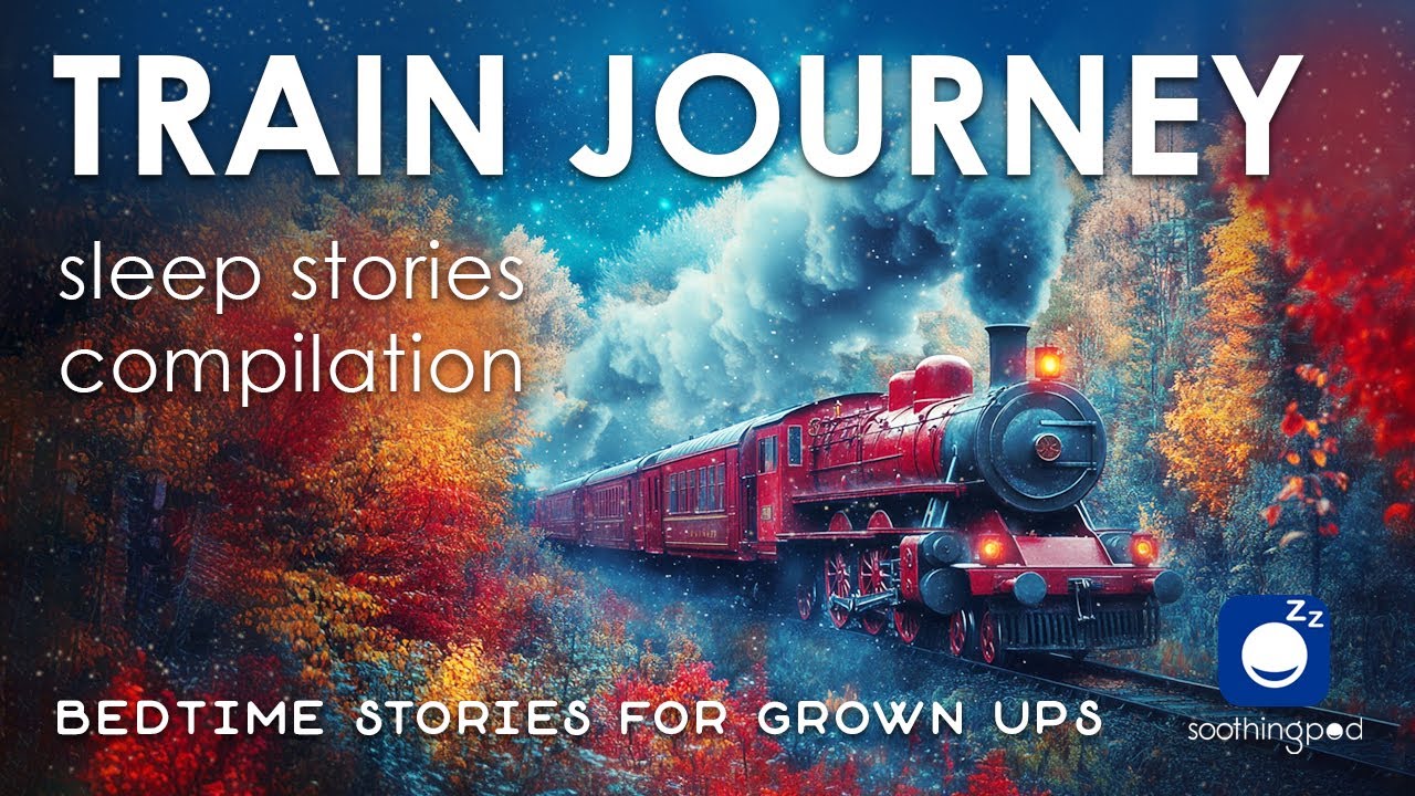Bedtime Sleep Stories | 🚂 5 hrs TRAIN JOURNEY Stories Compilation 💙 | Sleep Story for Grown Ups