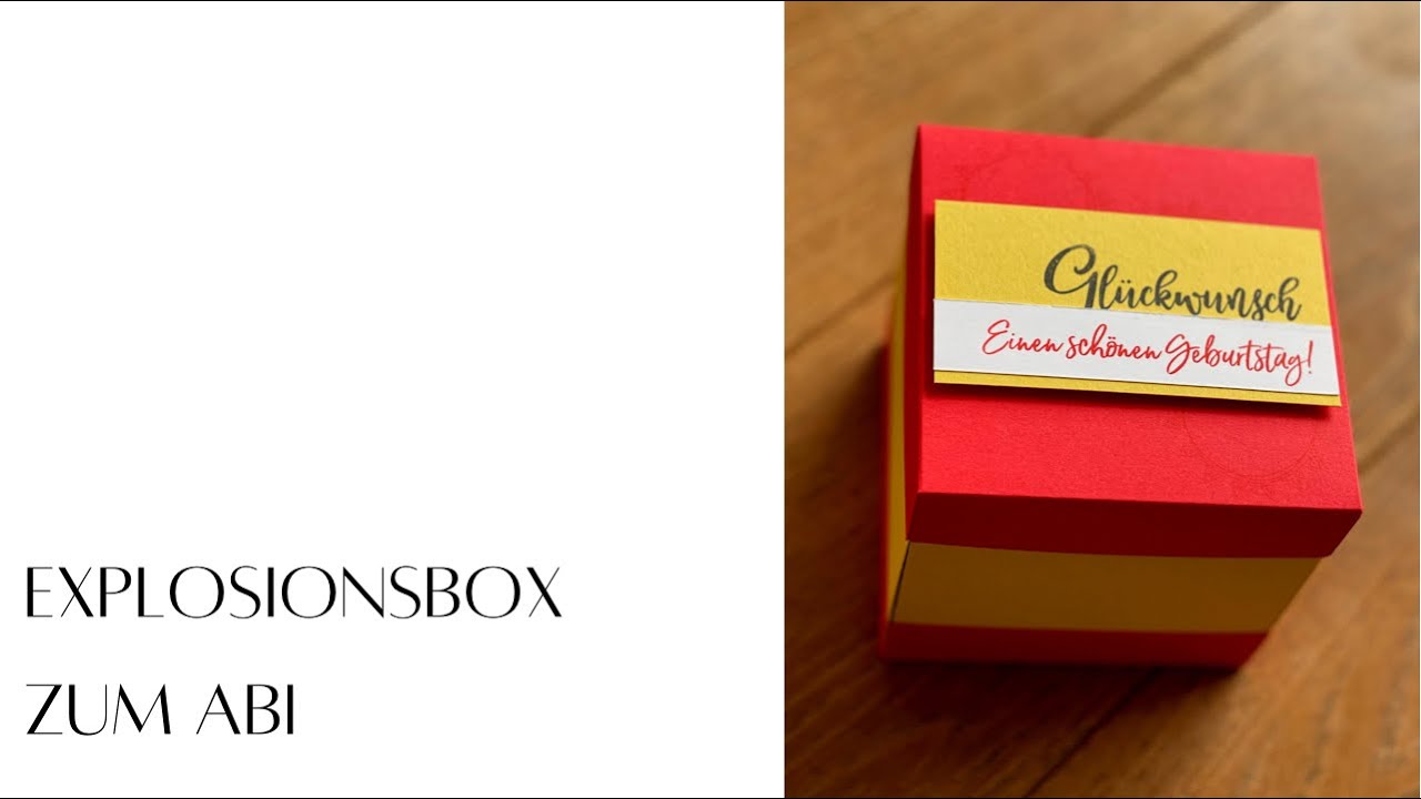 Explosionsbox zum Abi - Prozessvideo