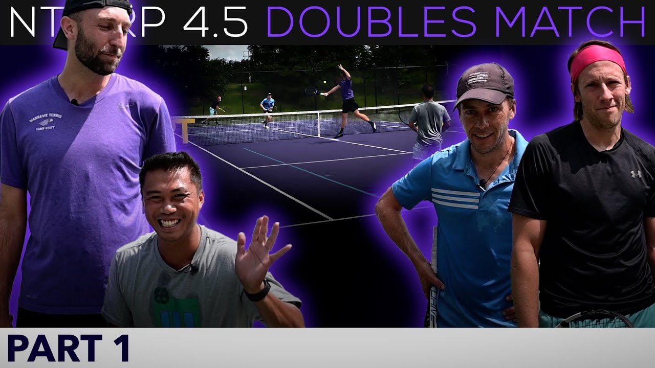 Toxic Tennis Troll vs Tweener Addict - NTRP 4.5 Doubles Match (Part 1)