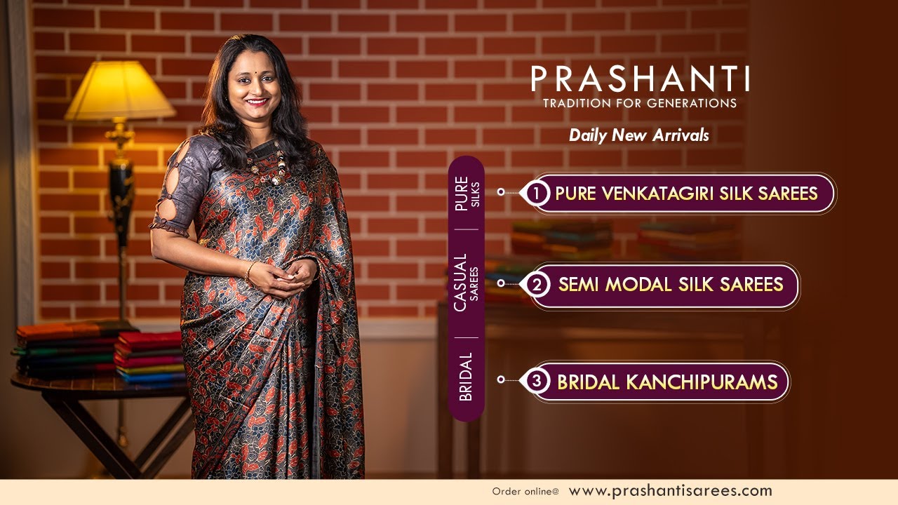 Venkatagiri Silk Sarees | Semi Modal Silks | Bridal Kanchipurams | Prashanti | 25 Nov 24