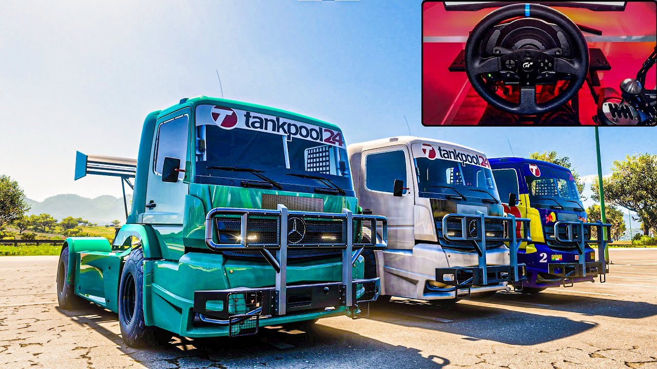 Mercedes-Benz Tankpool24 2500HP Convoy Drift Madness!!! | Forza Horizon 5 | Thrustmaster T300 | 4K |