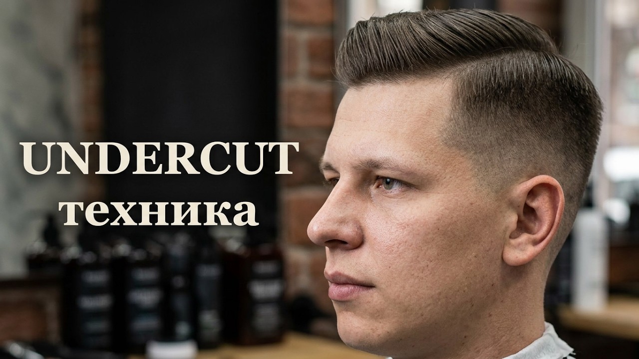 Undercut / Мужская стрижка андеркат / Стрижка машинкой