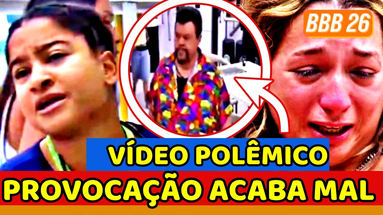 🔥BBB26 AGORA! TRETA PESADA: Milena DETONA Jordana; PROVOCAÇÃO ACABA MAL; VÍDEO POLÊMICO de BABU